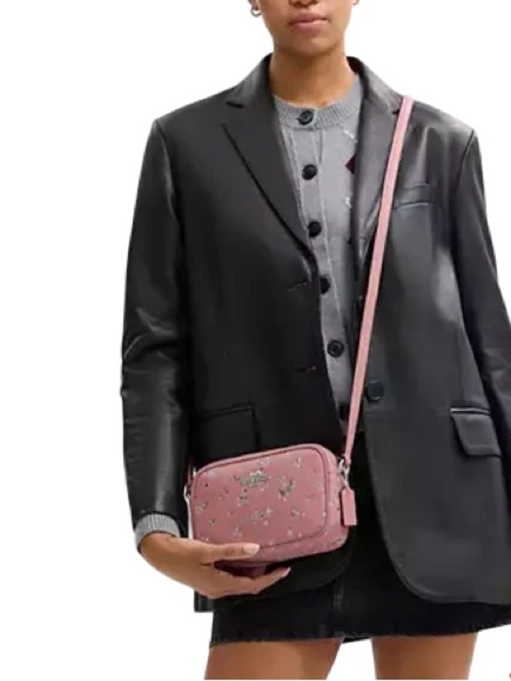 Coach MINI JAMIE CAMERA BAG WITH STAR PRINT